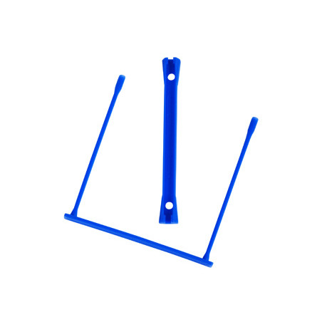FASTENER PLASTIC 75x092mm CONTINU BLAU