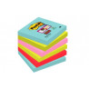 TACO NOTES ADH. 076x076 COLORS MIAMI POST-IT 654 6x(90f)
