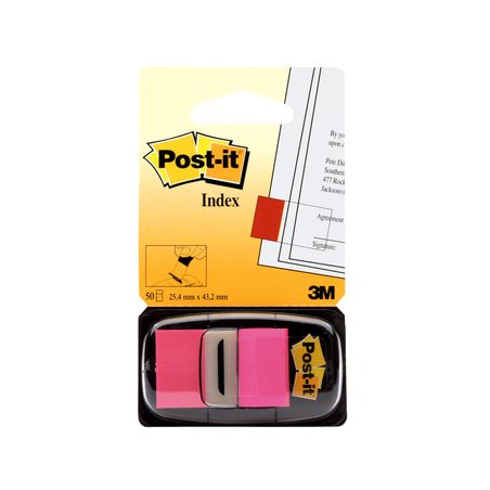BANDERETES 25mm ROSA POST-IT 680-21 (50u)