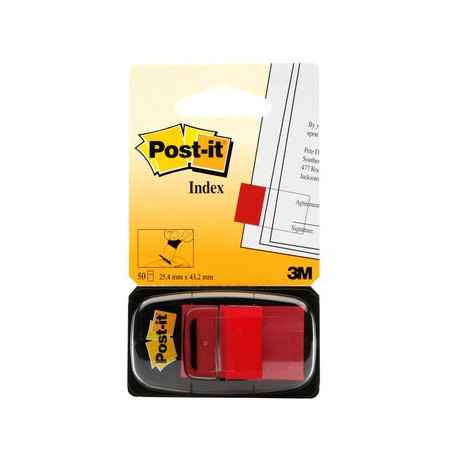 BANDERETES 25mm VERMELL POST-IT 680-1 (50u)