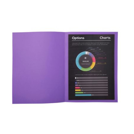 SUBCARPETA A4 (235x312) LILA LIGHT 180gr