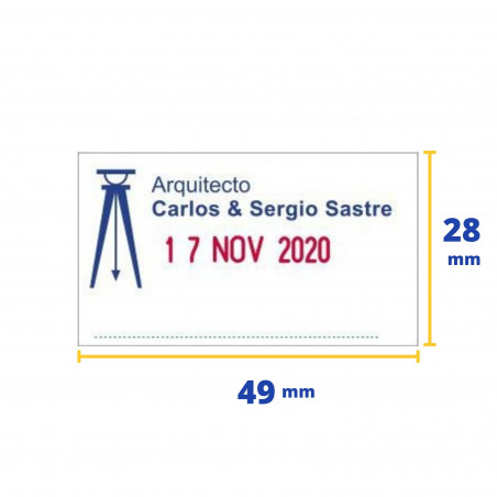 DATADOR TRODAT PRINTY (048x028) 4mm 5440 CATALA PERSONALITZABLE