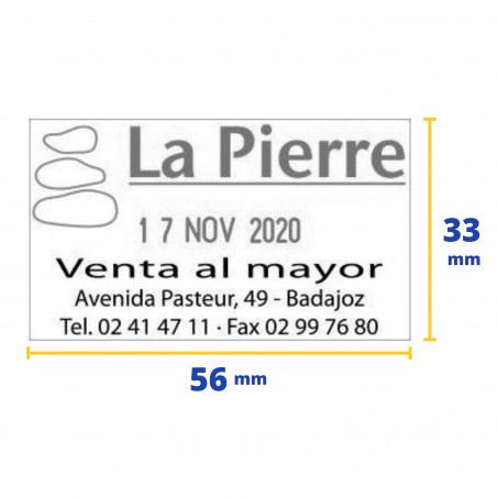 NUMERADOR DATADOR PRINTY PROF 55460PL (053X033) PERSONALITZABLE