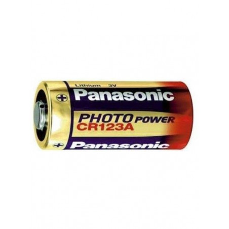 PILA PANASONIC ALKALINA CR123 3V. (CAMARA)