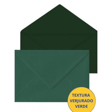 SOBRE VERJURADO VERD FOSC 115x225 AMERICA (25u)  (ABO)
