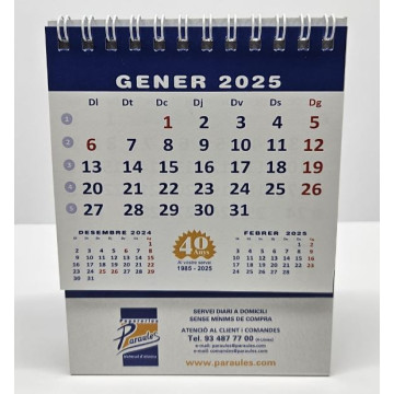 CALENDARI TAULA ESP. M/V 115x130 OFIEXPERTS PARAULES 2021