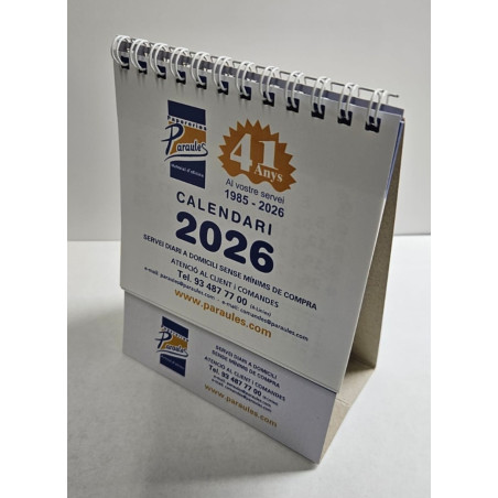 CALENDARI TAULA ESP. M/V 115x130 OFIEXPERTS PARAULES 2021