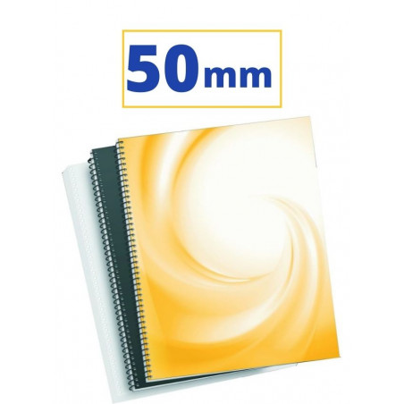 CANUTO ESPIRAL METALIC (5:1 50mm 450 FULLS) NEGRE