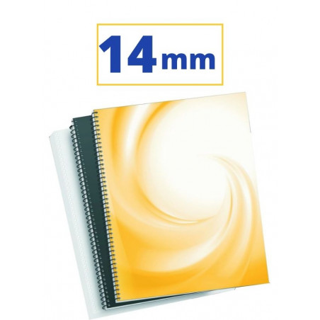 CANUTO ESPIRAL METALIC (5:1 14 mm 100 FULLS) NEGRE