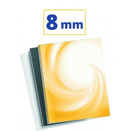 CANUTO ESPIRAL METALIC (5:1 08 mm 45 FULLS) NEGRE