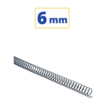 CANUTO ESPIRAL METALIC (5:1 06 mm 30 FULLS) NEGRE