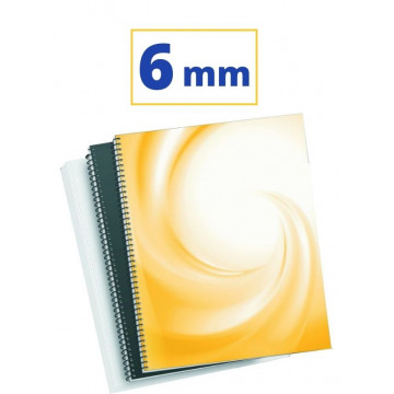 CANUTO ESPIRAL METALIC (5:1 06 mm 30 FULLS) NEGRE