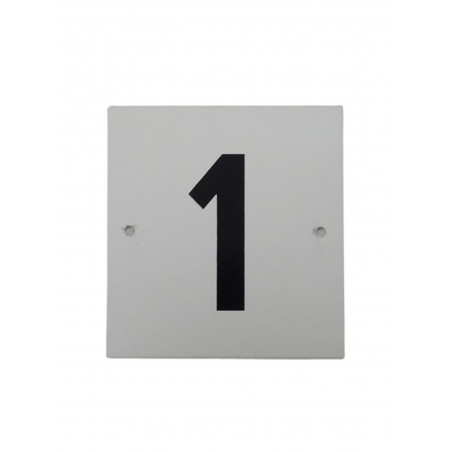 PLACA PISOS ALUMINI PLATA "1"