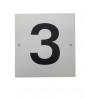 PLACA PISOS ALUMINI PLATA "3"