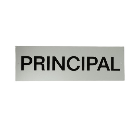 PLACA PISOS ALUMINI PLATA "PRINCIPAL"
