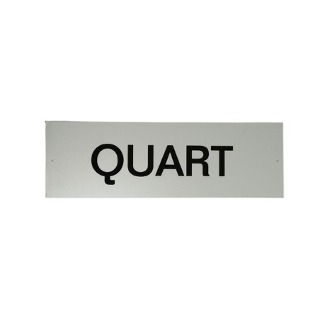 PLACA PISOS ALUMINI PLATA "QUART"