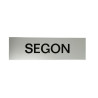PLACA PISOS ALUMINI PLATA "SEGON"