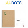 CUAD. ESP. RECICLAT A4 DOTS (100f) 80gr ECO