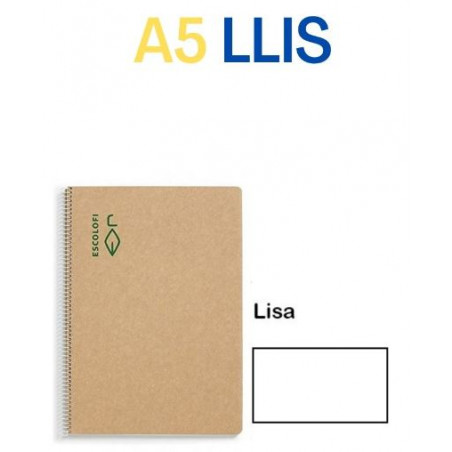 CUAD. ESP. RECICLAT A5 LLIS (100f) 80gr ECO