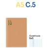 CUAD. GRAPAT RECICLAT A5 C.5 (50f) 80gr ECO