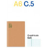 CUAD. GRAPAT RECICLAT A6 C.5 (50f) 80gr ECO