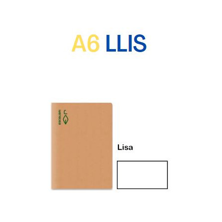 CUAD. GRAPAT RECICLAT A6 LLIS (50f) 80gr ECO