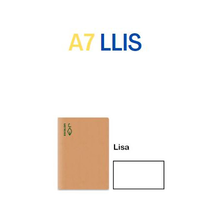 CUAD. GRAPAT RECICLAT A7 LLIS (50f) 80gr ECO