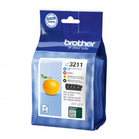 CARTUTX BROTHER (LC3211VAL) PACK 4 COL