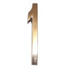 PLACA PISOS FUNDICIO  60mm BRONZE "1"