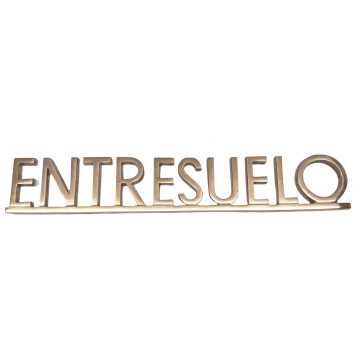 PLACA PISOS FUNDICIO  60mm BRONZE "ENTRESUELO"