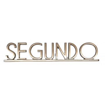 PLACA PISOS FUNDICIO  60mm BRONZE "SEGUNDO"
