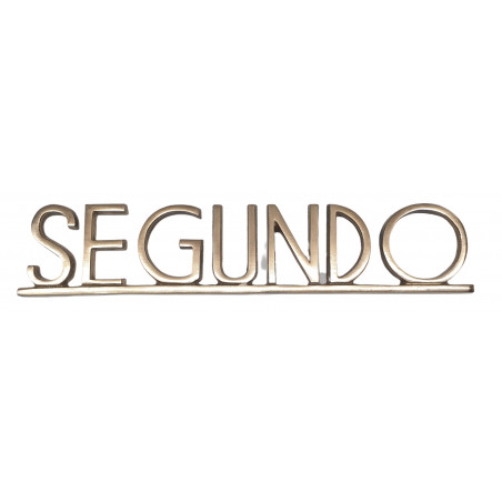 PLACA PISOS FUNDICIO  60mm BRONZE "SEGUNDO"