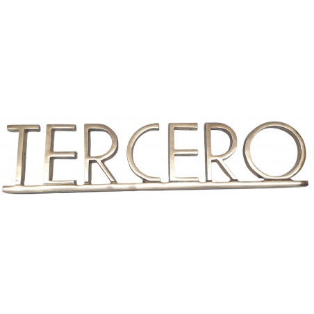 PLACA PISOS FUNDICIO  60mm BRONZE "TERCERO"