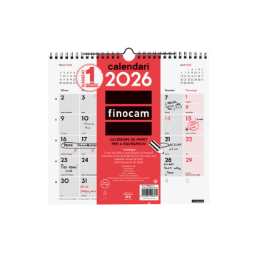 CALENDARI PARED ESP. M/V 265x245 APU. CAT FINOCAM 2