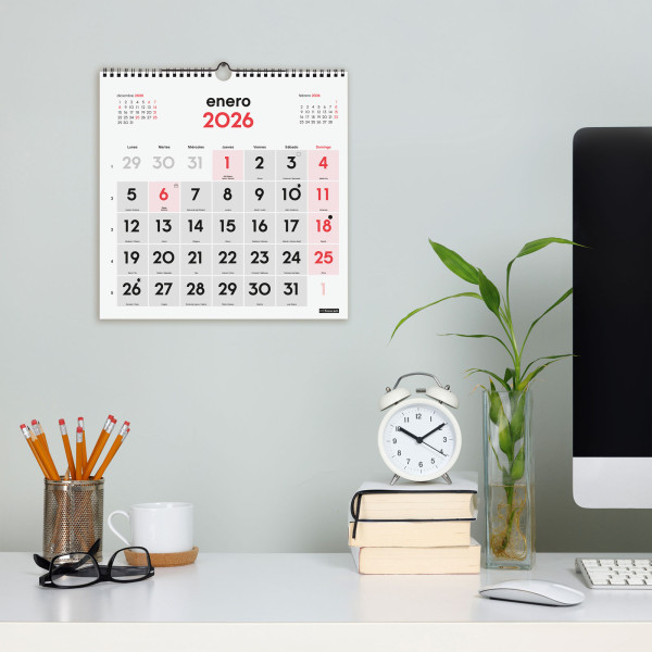 CALENDARI PARED ESP. M/V 300x300 SP FINOCAM 2022