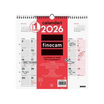 CALENDARI PARED ESP. M/V 300x300 APU. CAT FINOCAM 2022