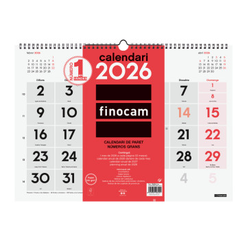 CALENDARI PARED ESP. M/V 430x310 CAT FINOCAM 2