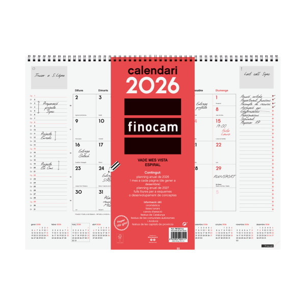 CALENDARI VADE ESP. M/V 420X310 APU CAT FINOCAM 2022
