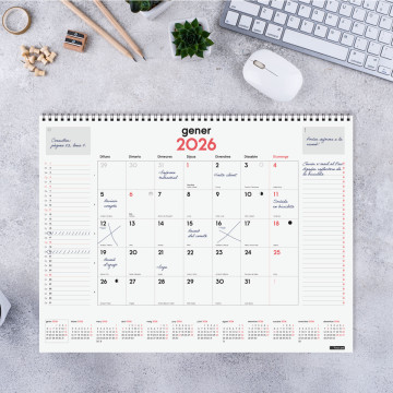 CALENDARI VADE ESP. M/V 420X310 APU CAT FINOCAM 2022