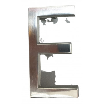 PLACA PISOS FUNDICIO  60mm ALUMINI PLATA "E"