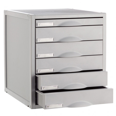 MODUL  5+1 CALAIXOS ARC8206C GRIS