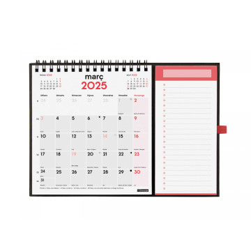 CALENDARI PARED ESP. M/V 140x150 IMAN + BLOC CAT FINOCAM ANY2022