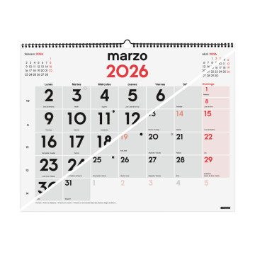 CALENDARI PARED ESP. M/V 590x420 AP+NU SP FINOCAM AÑO 2022