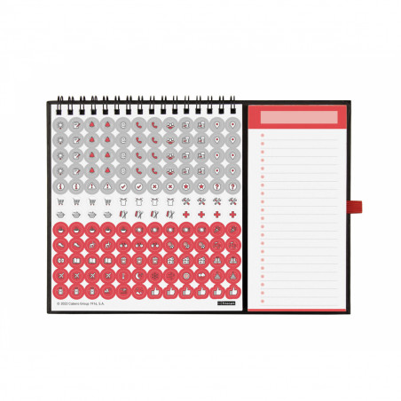 CALENDARI PARED ESP. M/V 140x150 IMAN + BLOC CAT FINOCAM ANY2022