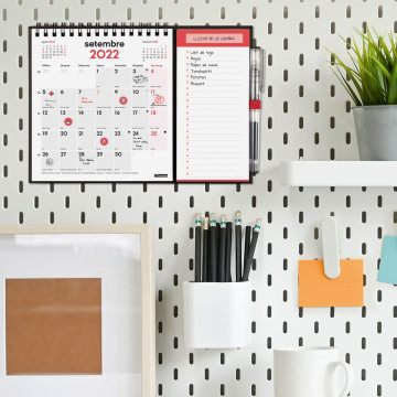 CALENDARI PARED ESP. M/V 140x150 IMAN + BLOC CAT FINOCAM ANY2022
