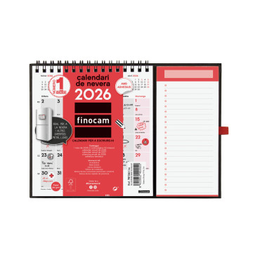 CALENDARI PARED ESP. M/V 140x150 IMAN + BLOC CAT FINOCAM ANY2022