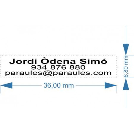 BOLI AMB SEGELL DE GOMA PRINTY STYLING CLASSIC PLATEJAT