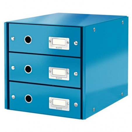 Módulo 3 cajones montable Click&Store azul Leitz