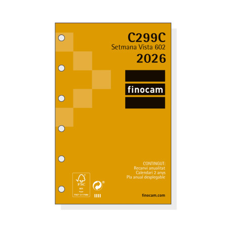 REC. AG. FINOCAM 602 (073x114) S/VH CATALA ANY 2022 (C299C)