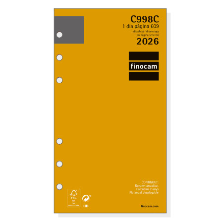 REC. AG. FINOCAM 609 (094x171) 1DP CATALA ANY 2022 (C998C)